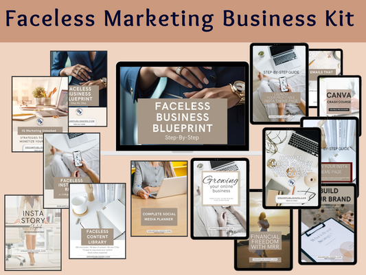 Faceless Marketing Business Kit